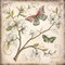 Le Jardin Butterfly III Poster Print by Kate McRostie - Item # VARPDXMCR120